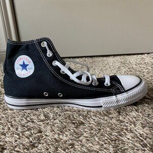 Converse Chuck Taylor All-Star Hi-top, Black canvas Sz 10.0